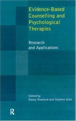 Evidence-Based Counselling and Psychological Therapies Research and Applications  9780415205078 Front Cover