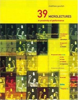 39 Microlectures In Proximity of Performance  9780415213936 Front Cover