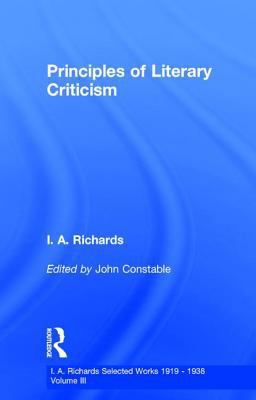Principles of Literary Criticism V3
