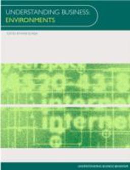 Understanding Business Environments  9780415238601 Front Cover