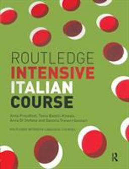 Routledge Intensive Italian Course  9780415240802 Front Cover