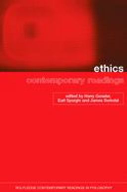 Ethics: Contemporary Readings  9780415256810 Front Cover
