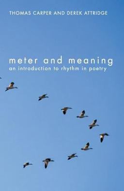 Meter and Meaning An Introduction to Rhythm in Poetry  9780415311755 Front Cover