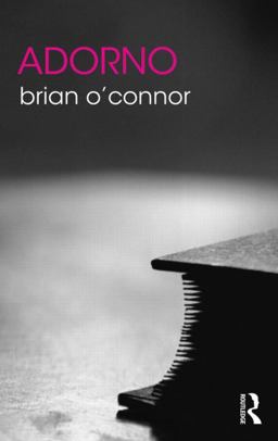 Adorno 2012 9780415367363 Front Cover