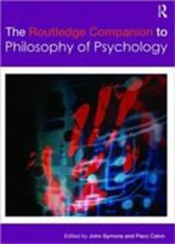 Routledge Companion to Philosophy of Psychology  9780415396325 Front Cover