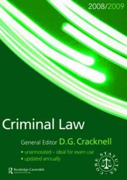 Criminal Law 2008-2009