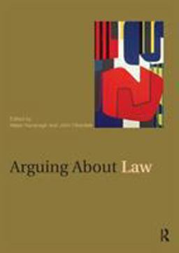 Arguing about Law  9780415462426 Front Cover