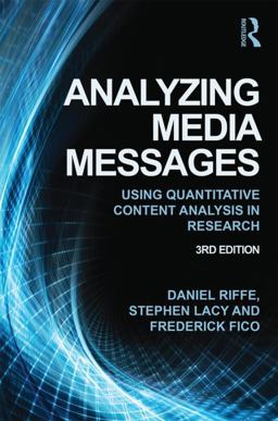 Analyzing Media Messages Using Quantitative Content Analysis in Research 3rd 9780415517676 Front Cover