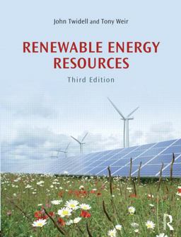 Renewable Energy Resources 3rd 9780415584388 Front Cover