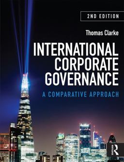 International Corporate Governance A Comparative Approach 2nd 9780415586450 Front Cover