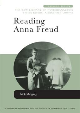 Reading Anna Freud  9780415601009 Front Cover