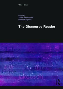 Discourse Reader 3rd 9780415629492 Front Cover