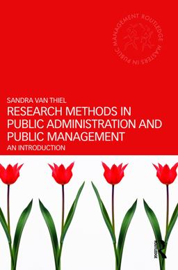 Research Methods in Public Administration and Public Management An Introduction  9780415655828 Front Cover