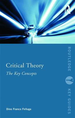 Critical Theory: the Key Concepts  9780415695657 Front Cover
