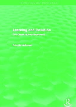 Learning and Inclusion (Routledge Revivals)