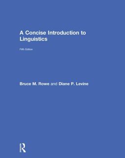 A Concise Introduction to Linguistics A Concise Introduction to Linguistics