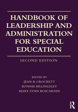 Handbook of Leadership and Administration for Special Education 2nd 9780415787154 Front Cover