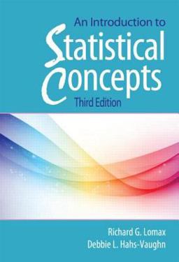 Introduction to Statistical Concepts Third Edition 3rd 9780415880053 Front Cover
