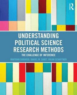 Understanding Political Science Research Methods The Challenge of Inference  9780415895200 Front Cover