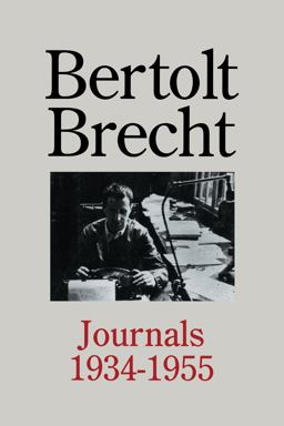 Bertolt Brecht Journals 1934 - 1955  9780415912822 Front Cover