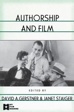 Authorship and Film  9780415939942 Front Cover