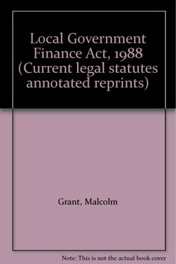 Local Government Finance ACT 1988 Local Government Finance ACT 1988