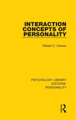 Interaction Concepts of Personality