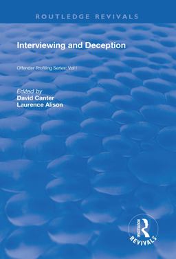 Interviewing and Deception