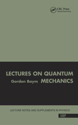 Lectures on Quantum Mechanics