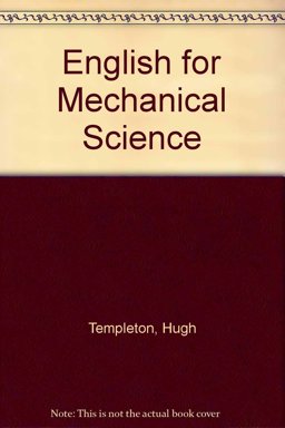 English For Mechanical Science