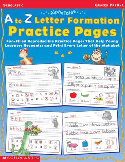 AlphaTales: a to Z Letter Formation Practice Pages