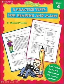 8 Practice Tests for Reading and Math