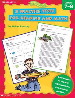 8 Practice Tests for Reading and Math