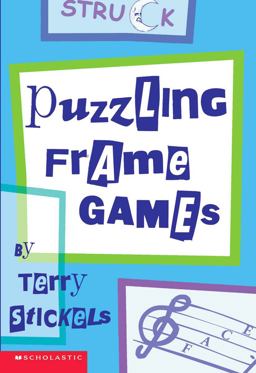 Puzzling Frame Games  9780439388788 Front Cover