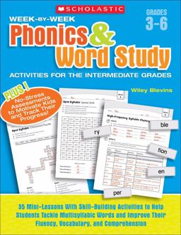 Week-By-Week Phonics and Word Study Activities for the Intermediate Grades  9780439465892 Front Cover