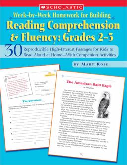 Week-By-Week Homework for Building Reading Comprehension and Fluency Week-By-Week Homework for Building Reading Comprehension and Fluency