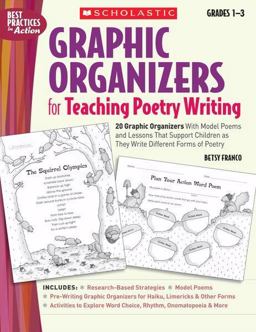 Graphic Organizers for Teaching Poetry Writing 20 Graphic Organizers with Model Poems and Lessons That Support Children as They Write Different Forms of Poetry  9780439531511 Front Cover