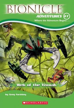 Web of the Visorak  9780439696197 Front Cover