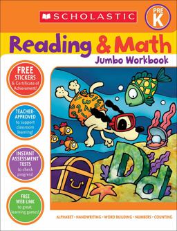Reading and Math Jumbo Workbook: Grade PreK