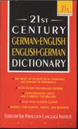21st Century German-English English-German Dictionary  9780440220893 Front Cover