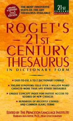 Roget's 21st Century Thesaurus Updated and Expanded 2nd Edition 2nd 9780440235132 Front Cover