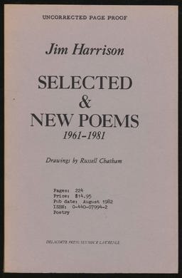 Selected and New Poems, 1961-1981