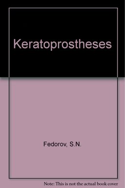 Keratoprostheses 1987 9780443032530 Front Cover