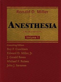 Anesthesia 5th 9780443079887 Front Cover