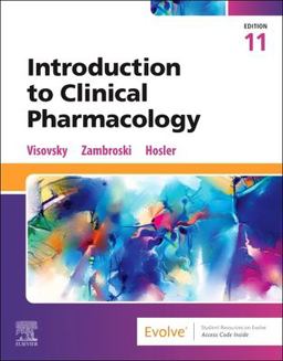 Introduction to Clinical Pharmacology 11th 9780443113369 Front Cover