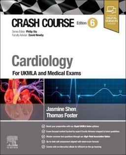 Crash Course Cardiology For UKMLA and Medical Exams 6th 9780443115349 Front Cover