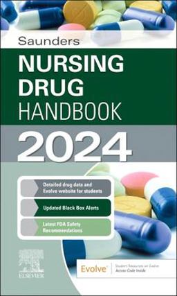 Saunders Nursing Drug Handbook 2024  9780443116070 Front Cover