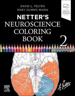Netter's Neuroscience Coloring Book 2nd 9780443117312 Front Cover
