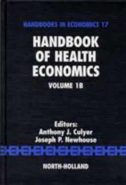 Handbook of Health Economics 3rd 9780444504715 Front Cover