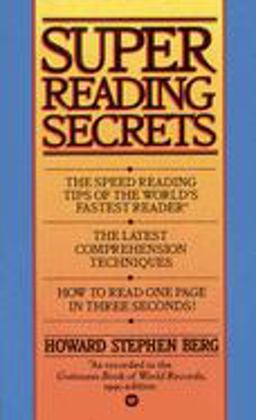Super Reading Secrets  9780446362993 Front Cover